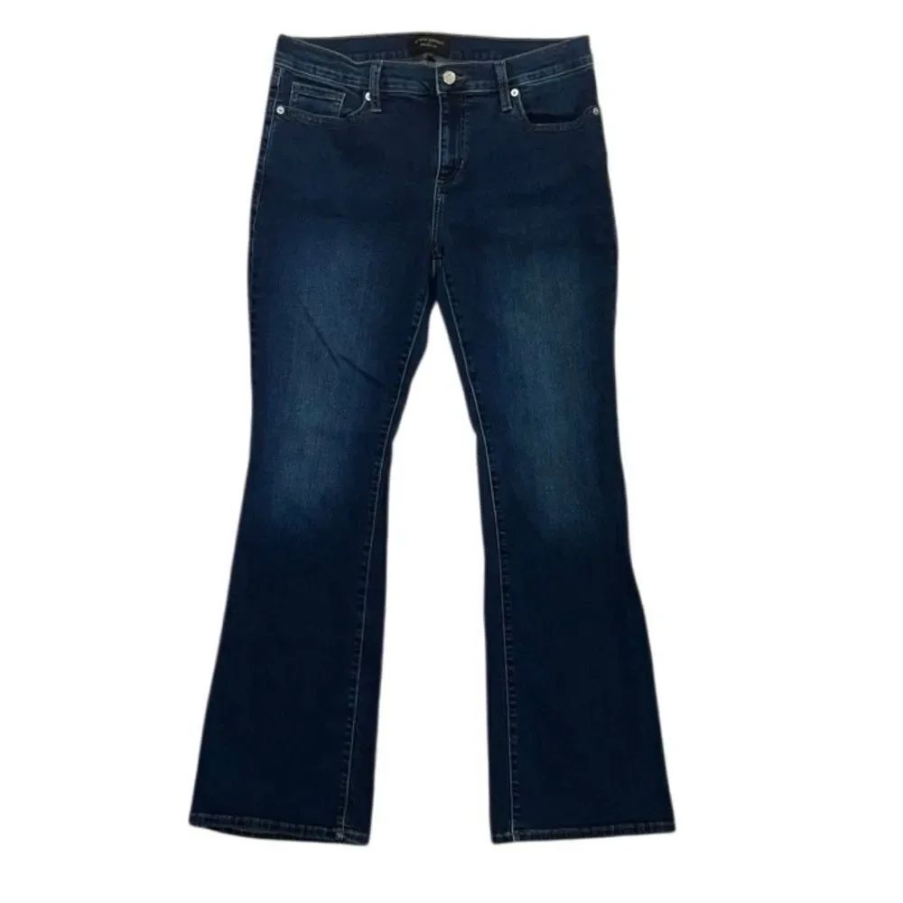 Banana Republic Factory Low-Rise Dark Wash Bootcut Jeans